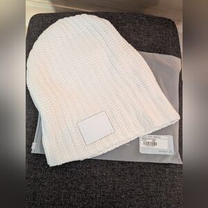 Love Your Melon Ivory Knit Beanie